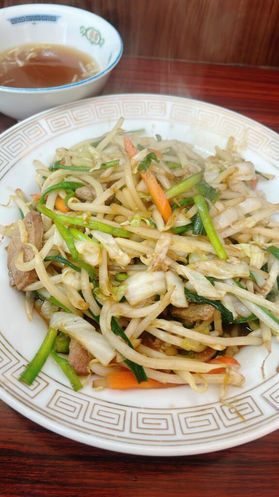 千川「中華ふじ」のレバニライタメ