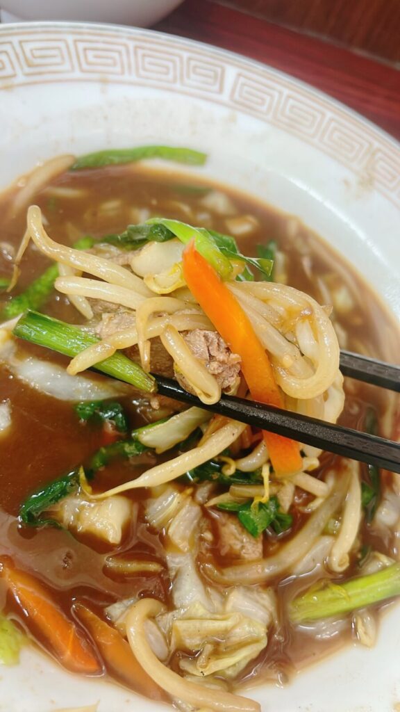 千川「中華ふじ」のレバニライタメ