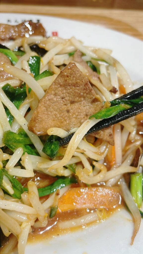「れんげ食堂Toshu」のレバニラ炒め定食