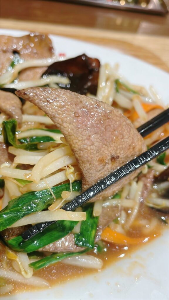 「れんげ食堂Toshu」のレバニラ炒め定食